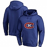 Men's Customized Montreal Canadiens Blue All Stitched Pullover Hoodie,baseball caps,new era cap wholesale,wholesale hats